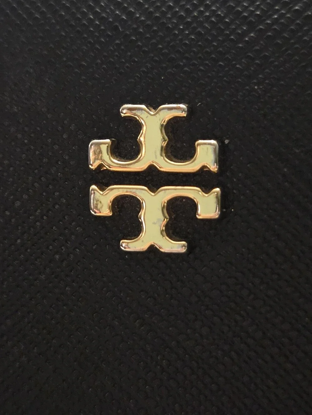 Tory Burch Black Saffiano Satchel with Gold Hardware SEE LAST 2 PICS FOR FLAWS